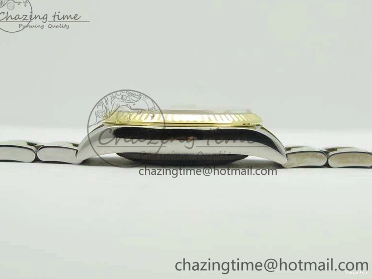 Oyster Fluted V2 Datejust 116234 Bracelet On 1:1 Best DJF 36mm Edition Black YG SS SA3135 Dial Com 0101